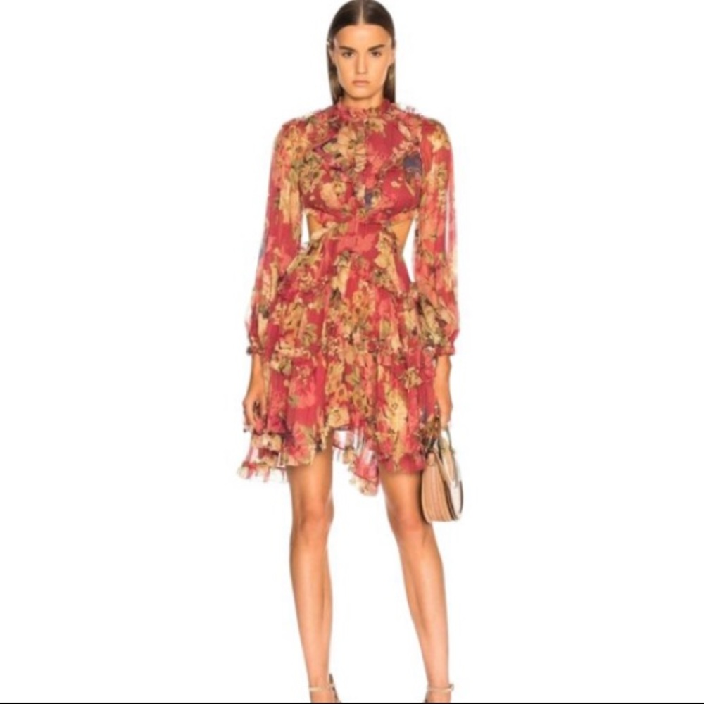 NWOT Zimmermann  melody silk dress
